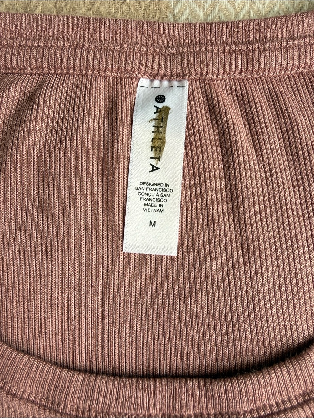 Athleta - NWT Well Rested Ribbed Sleep Tank Size Medium - Picture 4 of 6